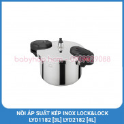 Nồi Áp Suất Kép Inox Lock&Lock LYD1182 [3L] LYD2182 [4L]